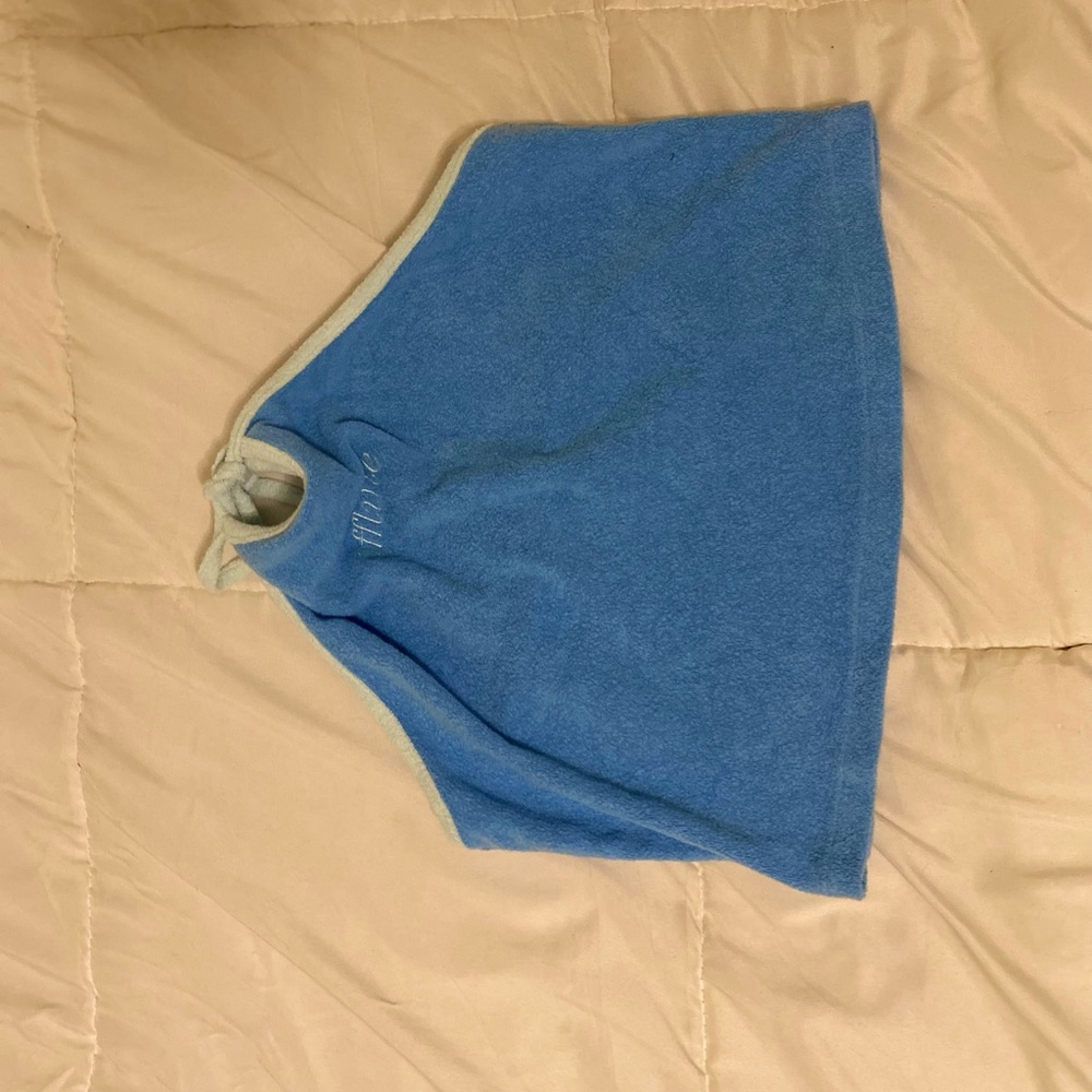 Blue Crop Top